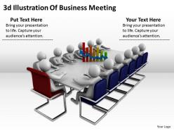 3d illustration of business meeting ppt graphics icons powerpoint