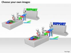 3d illustration of customer support ppt graphics icons powerpoint