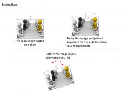 3d illustration of formal teams debate ppt graphics icons powerpoint