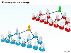 3d illustration of multi level marketing concept ppt graphics icons