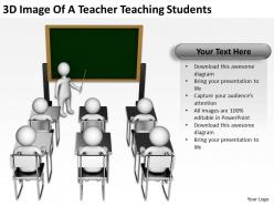 3d image of a teacher teaching students ppt graphics icons powerpoint