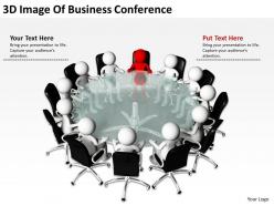 3d image of business conference ppt graphics icons powerpoint