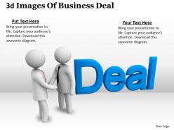 3d Image Of Business Deal Ppt Graphics Icons Powerpoint