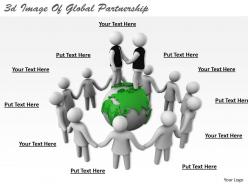 3d image of global partnership ppt graphics icons powerpoint