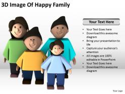 3d image of happy family ppt graphics icons ppt graphics icons powerpoint