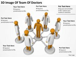 3D Image Of Team Of Doctors Ppt Graphics Icons PowerPoint
