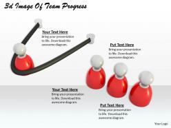 3d image of team progress ppt graphics icons powerpoint