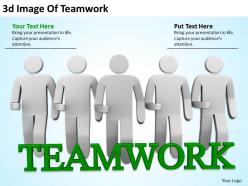 3D Image Of Teamwork Ppt Graphics Icons