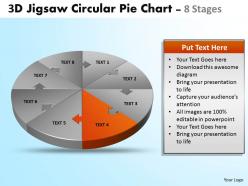 14819055 style division pie-jigsaw 8 piece powerpoint template diagram graphic slide
