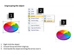 3d jigsaw circular pie chart diagram powerpoint templates 6