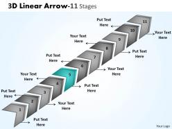 3d linear arrow 11 stages 2