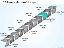 3d linear arrow 11 stages 2