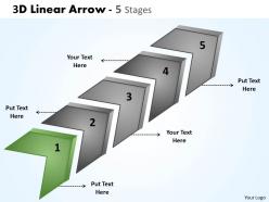 3d linear arrow 5 stages 8