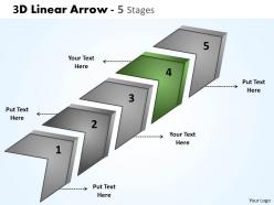 3d linear arrow 5 stages 8