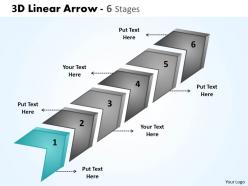 3d linear arrow 6 stages 8