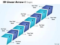 3d linear arrow 8 stages 7