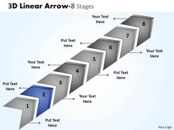 3d linear arrow 8 stages 7