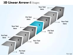 3d linear arrow 8 stages 7