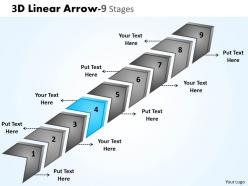 3d linear arrow 9 stages 4