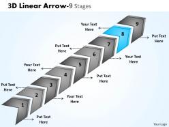 3d linear arrow 9 stages 4