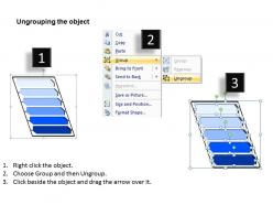 3d list 6 stages rectangular diagram 5