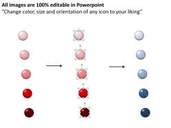 3d list balls powerpoint presentation slides