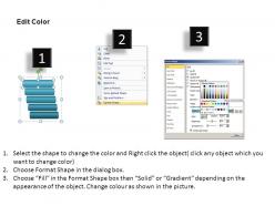 3d list cylinder style 2 powerpoint presentation slides
