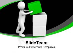 3d man arranges cubes in place business powerpoint templates ppt themes and graphics 0213