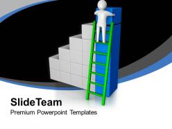 3d man arranging cubes bar graph business powerpoint templates ppt themes and graphics 0213