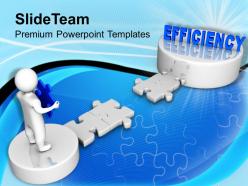 3d man corss path to efficiency business powerpoint templates ppt themes and graphics