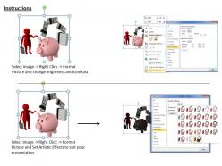 3d man counts his money ppt graphics icons powerpoint