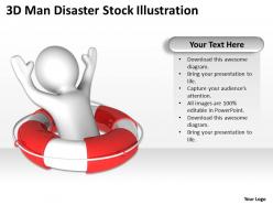 3d man disaster stock illustration ppt graphics icons