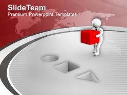 3d man fitting the cube in place powerpoint templates ppt themes and graphics 0213