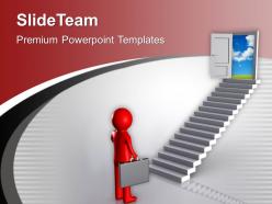 3d man found the opportunity door powerpoint templates ppt themes and graphics 0213