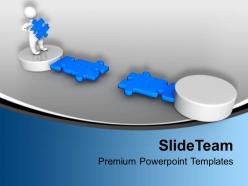 3d man making path solution concept powerpoint templates ppt themes and graphics 0113