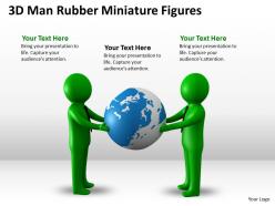 3d man rubber miniature figures ppt graphics icons