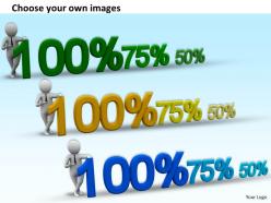 3d man showing decline in percentage ppt graphics icons powerpoint