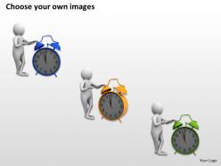 3d man showing time ppt graphics icons powerpoint