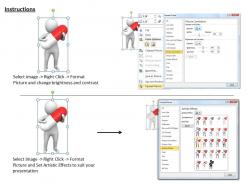 3d man taking medicine ppt graphics icons powerpoint