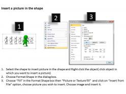 3d man winning race followed by group of people winner ppt graphic icon