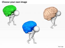 3d man with brain on backbone ppt graphics icons powerpoint