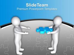 3d man with puzzle piece solution concept powerpoint templates ppt themes and graphics 0213