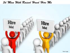 3d man with raised hand hire me ppt graphics icons powerpoint
