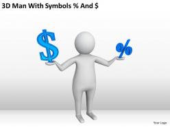 3d man with symbols ppt graphics icons powerpoint