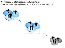 3d market segmentation powerpoint template slide