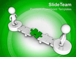 3d men crossing the path solution business powerpoint templates ppt themes and graphics
