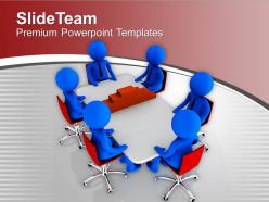 3d men discussing on construction powerpoint templates ppt themes and graphics 0213