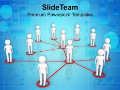 3d men form social networking process communication powerpoint templates ppt themes and graphics 0113