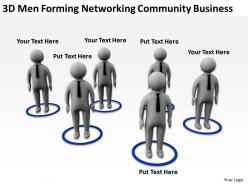 3d men forming networking community busines ppt graphics icons powerpoin