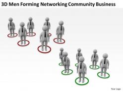 3d men forming networking community busines ppt graphics icons powerpoin